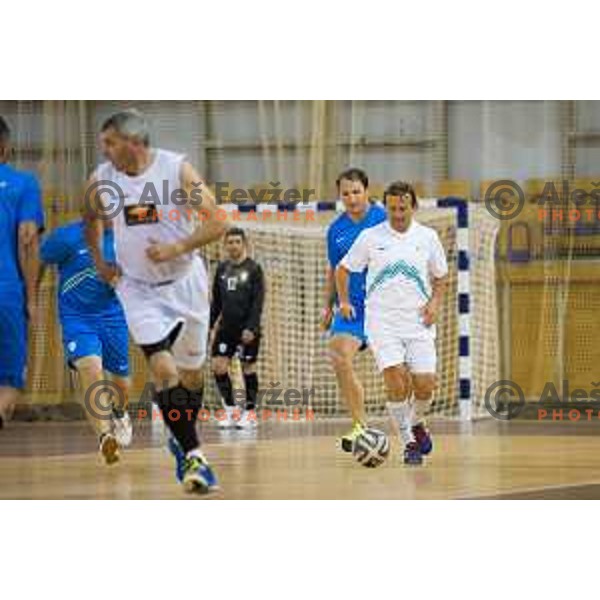 During All Legends charity match for association Olimpik between Slovenian sports legends, played in Tivoli Hall, Ljubljana, Slovenia, on June 9th, 2015.