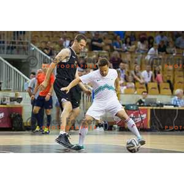 During All Legends charity match for association Olimpik between Slovenian sports legends, played in Tivoli Hall, Ljubljana, Slovenia, on June 9th, 2015.