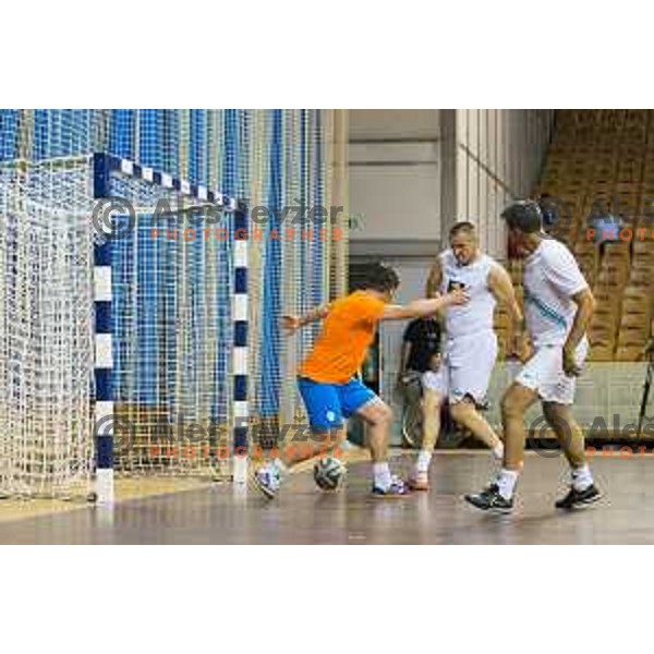 During All Legends charity match for association Olimpik between Slovenian sports legends, played in Tivoli Hall, Ljubljana, Slovenia, on June 9th, 2015.