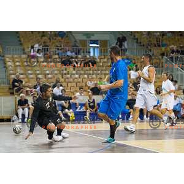 During All Legends charity match for association Olimpik between Slovenian sports legends, played in Tivoli Hall, Ljubljana, Slovenia, on June 9th, 2015.