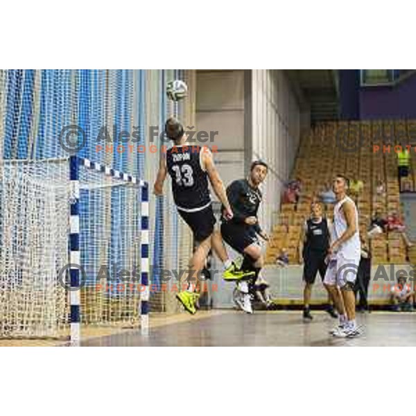 During All Legends charity match for association Olimpik between Slovenian sports legends, played in Tivoli Hall, Ljubljana, Slovenia, on June 9th, 2015.