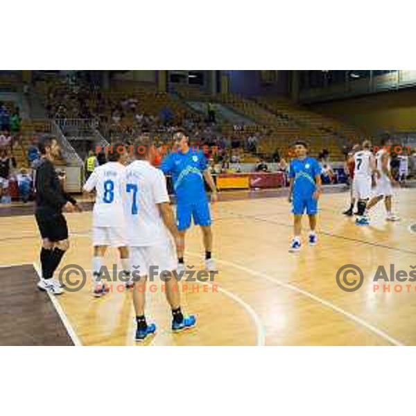 During All Legends charity match for association Olimpik between Slovenian sports legends, played in Tivoli Hall, Ljubljana, Slovenia, on June 9th, 2015.