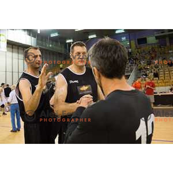 During All Legends charity match for association Olimpik between Slovenian sports legends, played in Tivoli Hall, Ljubljana, Slovenia, on June 9th, 2015.
