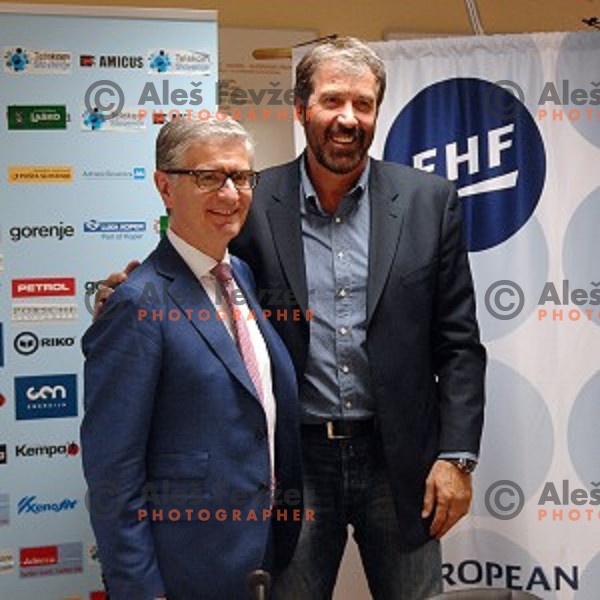 Veselin Vujovic, new head coach of Slovenia Handball Team at press conference in Ljubljana, Slovenia on May 27, 0215