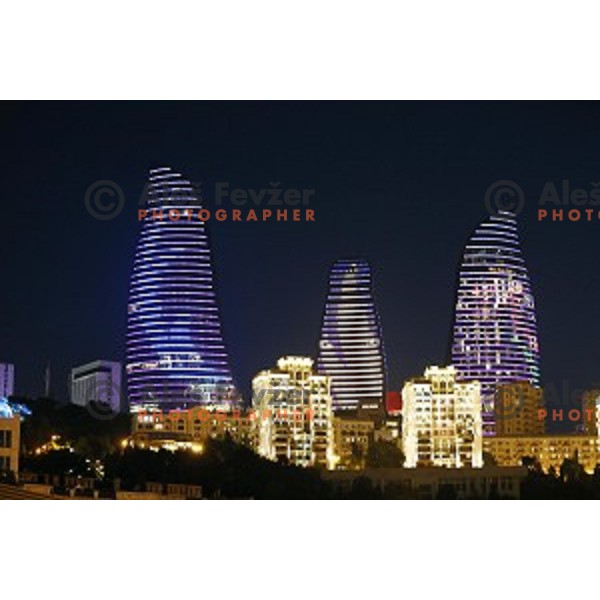 Opening Ceremony of First European Games at Olympic Stadium in Baku, Azerbaijan on June 12, 2015