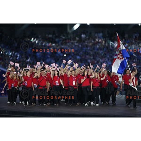 Opening Ceremony of First European Games at Olympic Stadium in Baku, Azerbaijan on June 12, 2015