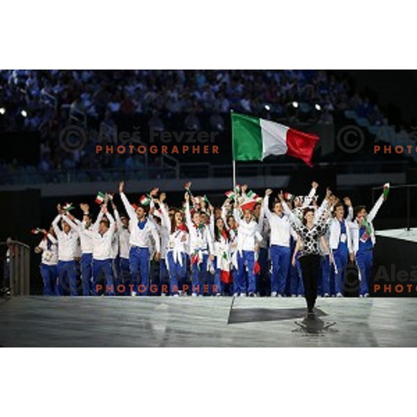 Opening Ceremony of First European Games at Olympic Stadium in Baku, Azerbaijan on June 12, 2015