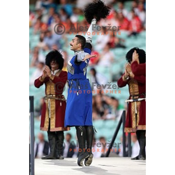 Opening Ceremony of First European Games at Olympic Stadium in Baku, Azerbaijan on June 12, 2015