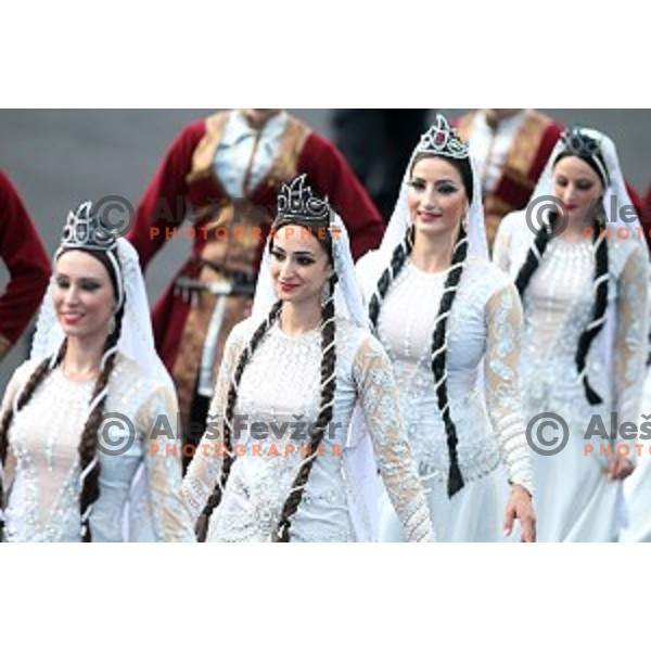 Opening Ceremony of First European Games at Olympic Stadium in Baku, Azerbaijan on June 12, 2015
