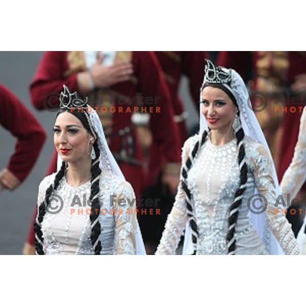 Opening Ceremony of First European Games at Olympic Stadium in Baku, Azerbaijan on June 12, 2015