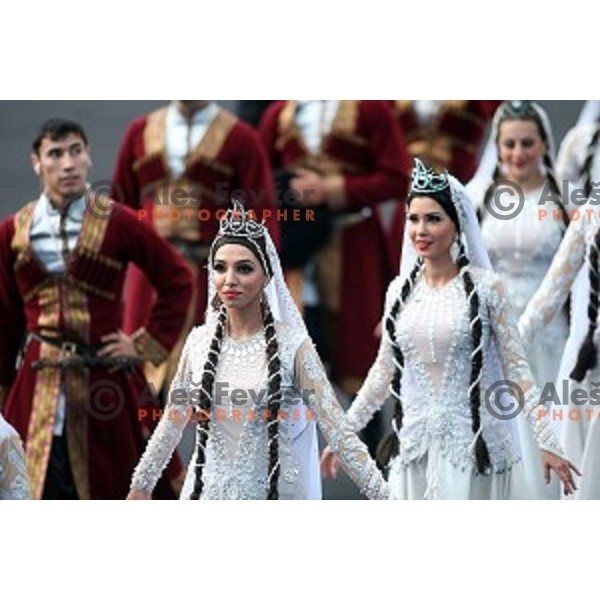 Opening Ceremony of First European Games at Olympic Stadium in Baku, Azerbaijan on June 12, 2015