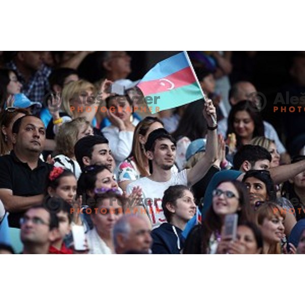 Opening Ceremony of First European Games at Olympic Stadium in Baku, Azerbaijan on June 12, 2015