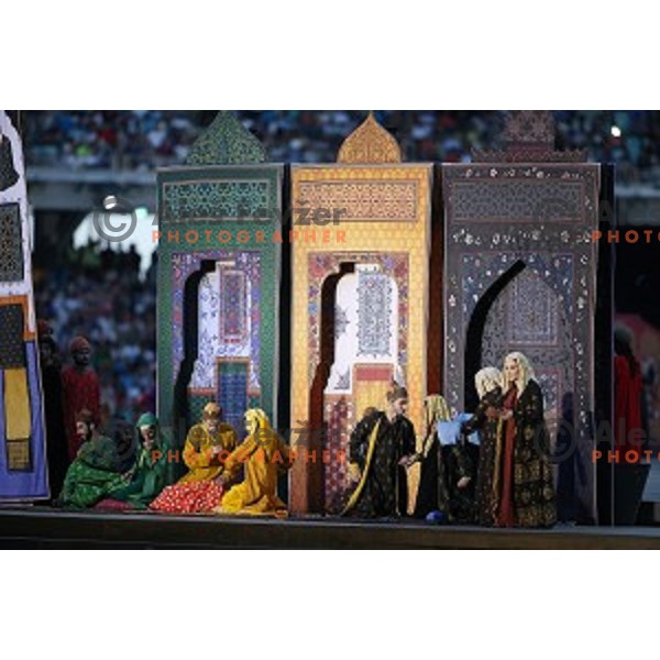 Opening Ceremony of First European Games at Olympic Stadium in Baku, Azerbaijan on June 12, 2015
