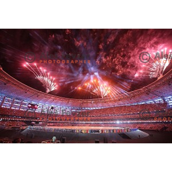 Opening Ceremony of First European Games at Olympic Stadium in Baku, Azerbaijan on June 12, 2015