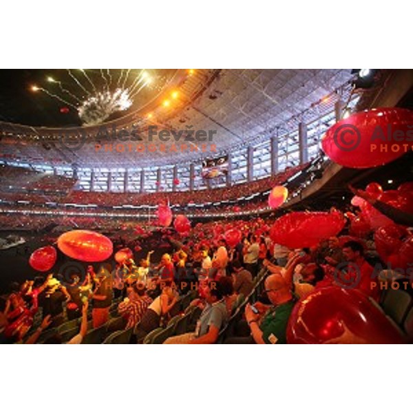 Opening Ceremony of First European Games at Olympic Stadium in Baku, Azerbaijan on June 12, 2015