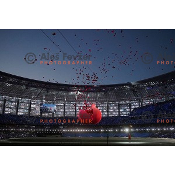 Opening Ceremony of First European Games at Olympic Stadium in Baku, Azerbaijan on June 12, 2015