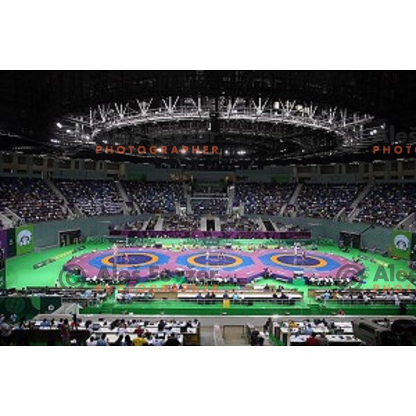 Daniel Kocar (SLO) competes in Wrestling Men\'s Greco Roman style in Heydar Aliyev Arena in Baku, Azerbaijan on June 13, 2015