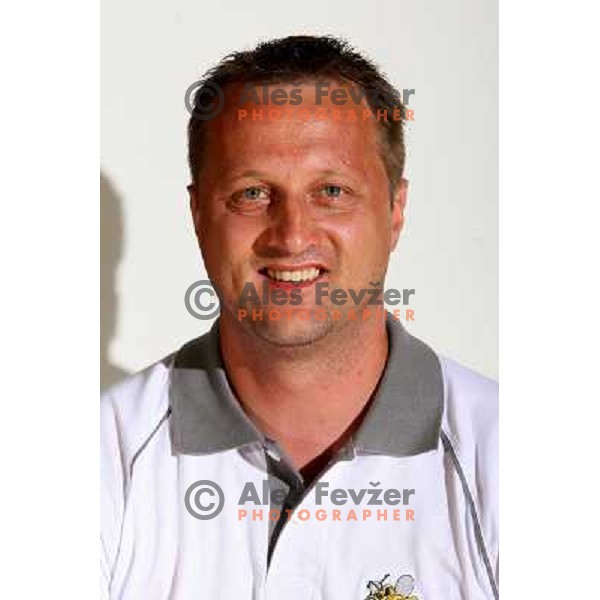 Borut Plaskan, assistant coach of RK Gorenje team for 2007/08 season.Photo by Ales Fevzer 