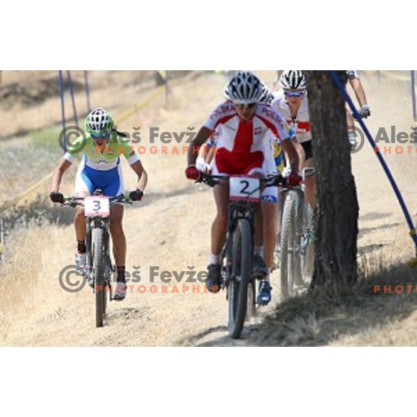 Blaza Klemencic of Slovenia during MTB Cross-Country race of First European Games at Mountain Bike Velopark in Baku, Azerbaijan on June 13, 2015