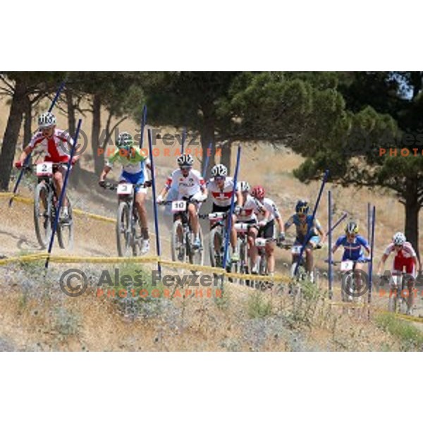 Blaza Klemencic of Slovenia during MTB Cross-Country race of First European Games at Mountain Bike Velopark in Baku, Azerbaijan on June 13, 2015