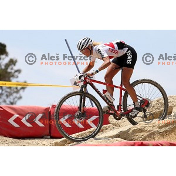 Blaza Klemencic of Slovenia during MTB Cross-Country race of First European Games at Mountain Bike Velopark in Baku, Azerbaijan on June 13, 2015