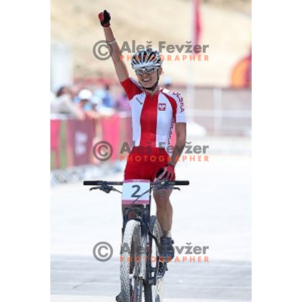 Blaza Klemencic of Slovenia during MTB Cross-Country race of First European Games at Mountain Bike Velopark in Baku, Azerbaijan on June 13, 2015