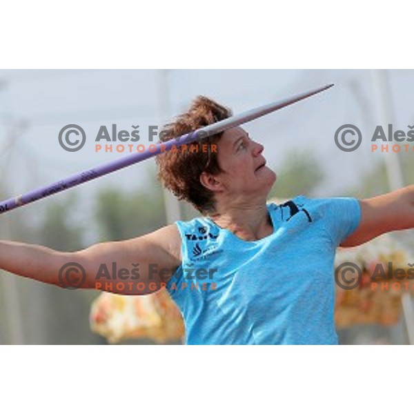 Martina Ratej in action at Slovenian Athletic Cup in Celje, Slovenia on June 14, 2015