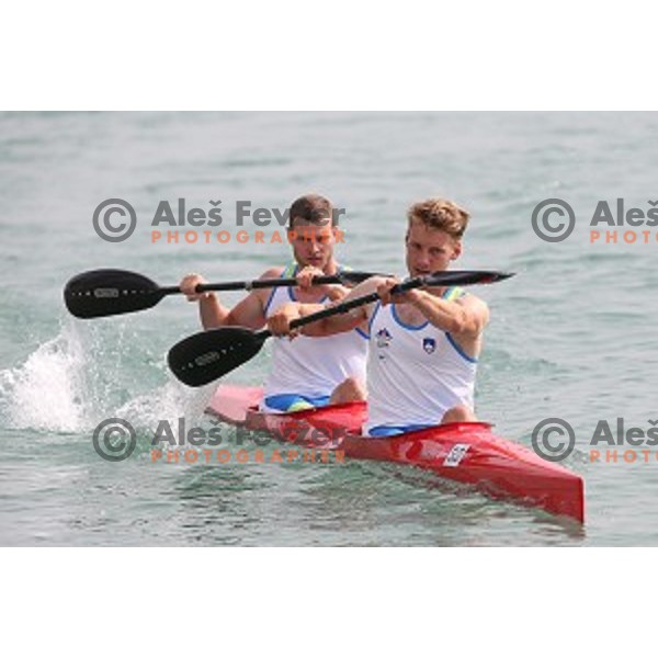 Canoe Sprint in Mingachevir during Baku 2015 First European Games, Azerbaijan on June 15, 2015