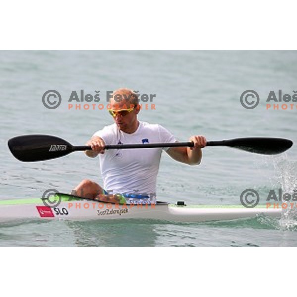 Jost Zakrajsek of Slovenia in Canoe Sprint in Mingachevir during Baku 2015 First European Games, Azerbaijan on June 15, 2015