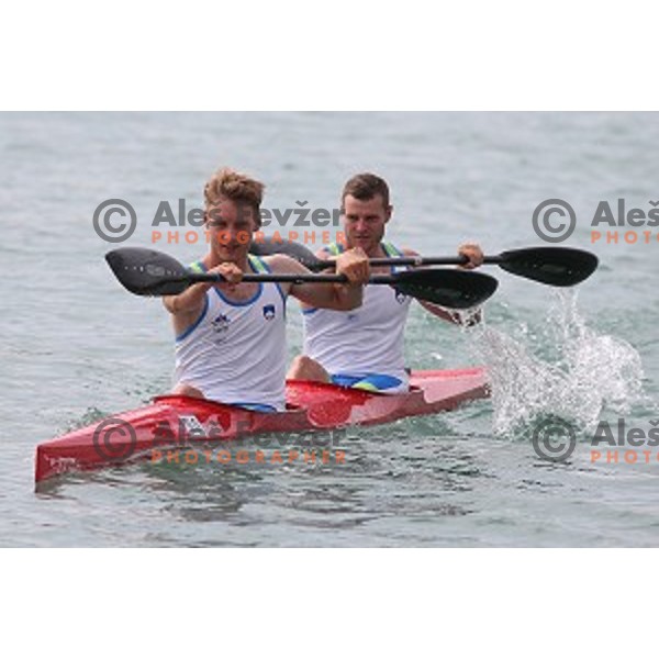 Canoe Sprint in Mingachevir during Baku 2015 First European Games, Azerbaijan on June 15, 2015