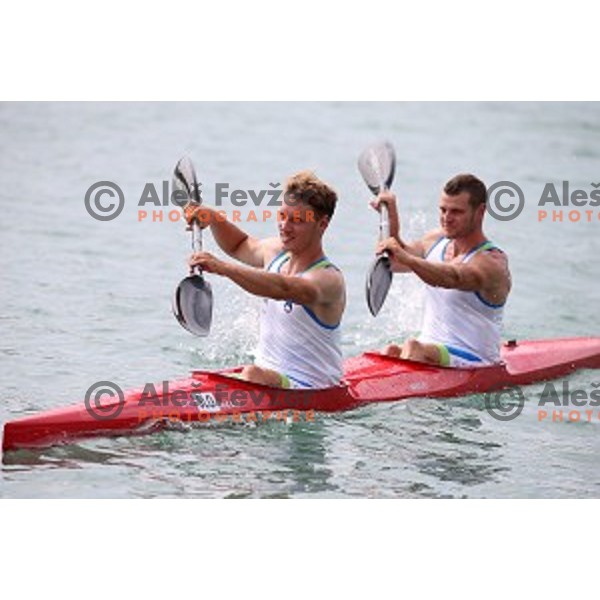 Canoe Sprint in Mingachevir during Baku 2015 First European Games, Azerbaijan on June 15, 2015