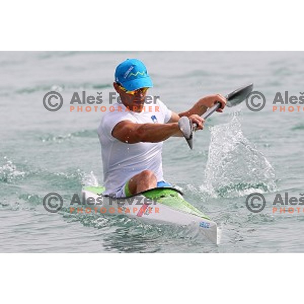 Jost Zakrajsek of Slovenia in Canoe Sprint in Mingachevir during Baku 2015 First European Games, Azerbaijan on June 15, 2015