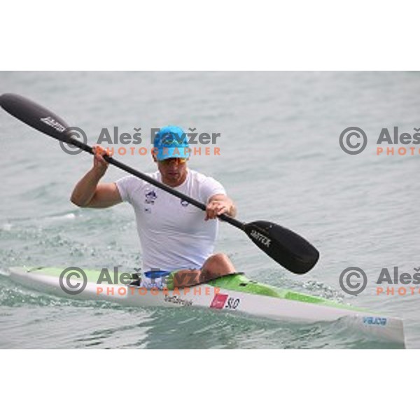 Jost Zakrajsek of Slovenia in Canoe Sprint in Mingachevir during Baku 2015 First European Games, Azerbaijan on June 15, 2015