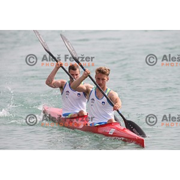 Canoe Sprint in Mingachevir during Baku 2015 First European Games, Azerbaijan on June 15, 2015
