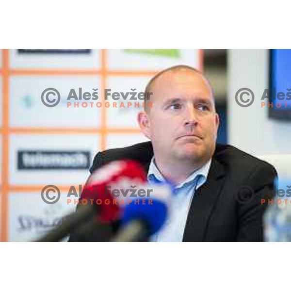 Matej Avanzo of Slovenia Basketball team during press conference of KZS in Ljubljana, on June 16th.