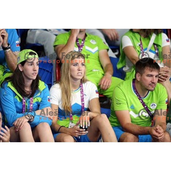 Alex Galic, Tjasa Ristic, Matjaz Koncina during First European Games Baku 2015, Azerbaijan on June 18, 2015