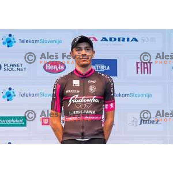 Marko Pavlic of team Radenska Ljubljana in action during 1st Stage of 22. Tour of Slovenia, 8,8 km time trial in center of Ljubljana, Slovenia, on June 18th, 2015