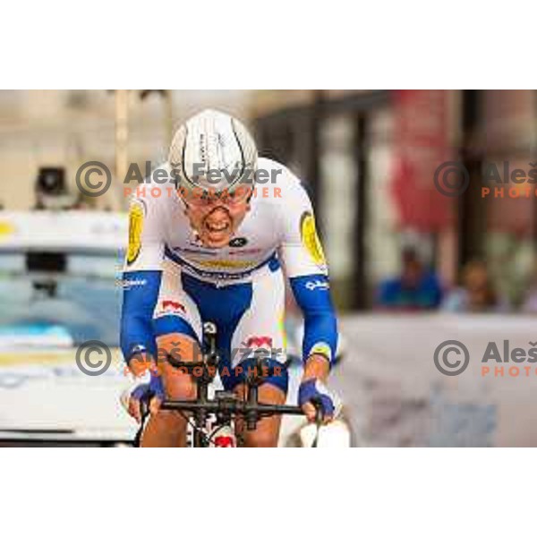 Preben Van Hecke of team Topsport Vlaanderen-Baloise in action during 1st Stage of 22. Tour of Slovenia, 8,8 km time trial in center of Ljubljana, Slovenia, on June 18th, 2015