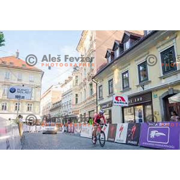 Artem Nych of team Rusvelo in action during 1st Stage of 22. Tour of Slovenia, 8,8 km time trial in center of Ljubljana, Slovenia, on June 18th, 2015