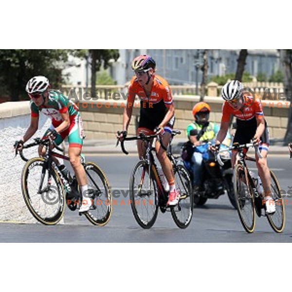 Women\'s road race 120 km at First European Games Baku 2015, Azerbaijan on June 20, 2015