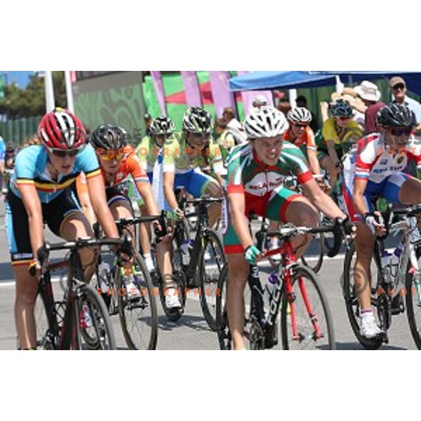 Polona Batagelj of Slovenia during Women\'s road race 120 km at First European Games Baku 2015, Azerbaijan on June 20, 2015