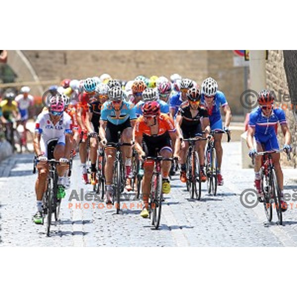 Men\'s road race 215 km at First European Games Baku 2015, Azerbaijan on June 21, 2015