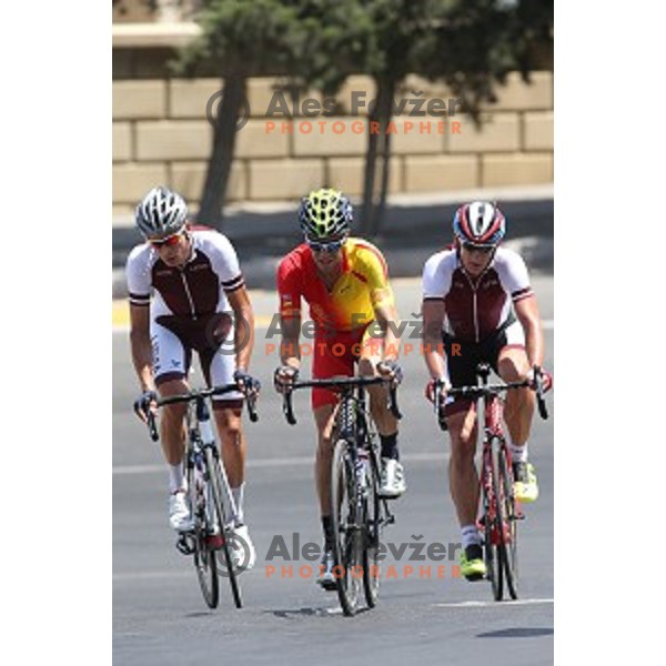Luis Mas Bonet (ESP) during Men\'s road race 215 km at First European Games Baku 2015, Azerbaijan on June 21, 2015