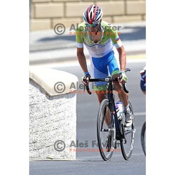 Matej Mugerli of Slovenia during Men\'s road race 215 km at First European Games Baku 2015, Azerbaijan on June 21, 2015