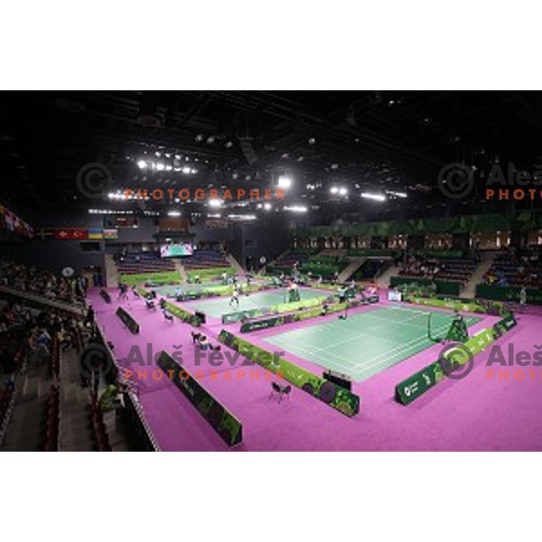 Badminton Tournament at First European Games Baku 2015 in Baku Sports Hall, Azerbaijan on June 22, 2015