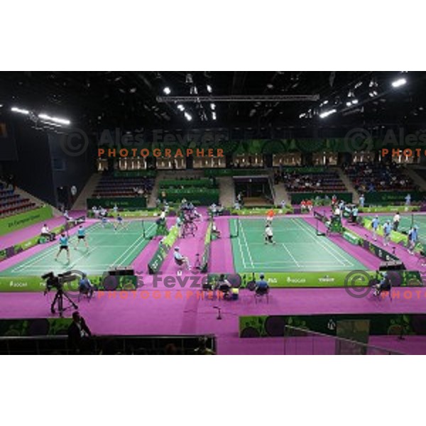 Badminton Tournament at First European Games Baku 2015 in Baku Sports Hall, Azerbaijan on June 22, 2015