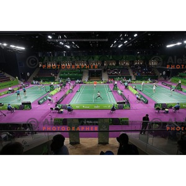 Badminton Tournament at First European Games Baku 2015 in Baku Sports Hall, Azerbaijan on June 22, 2015