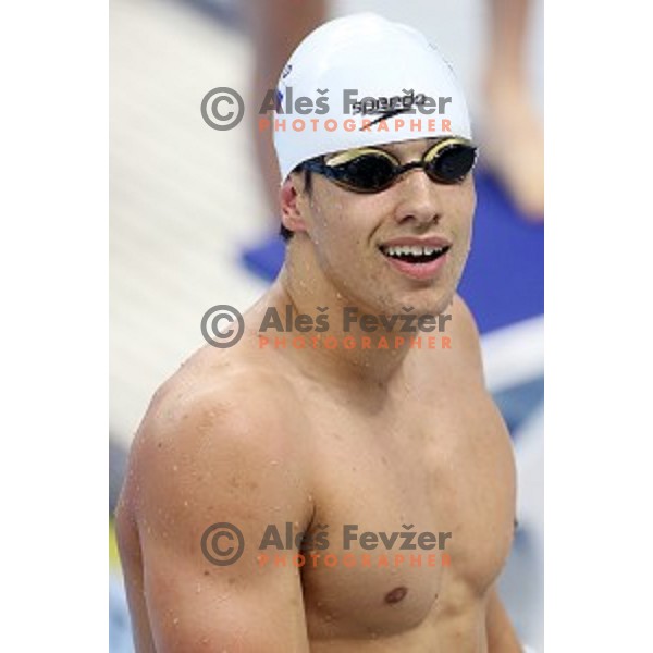 Grega Popovic of Slovenia swims in qualification at First European Games Baku 2015 in Baku Aquatics Centre, Azerbaijan on June 23, 2015