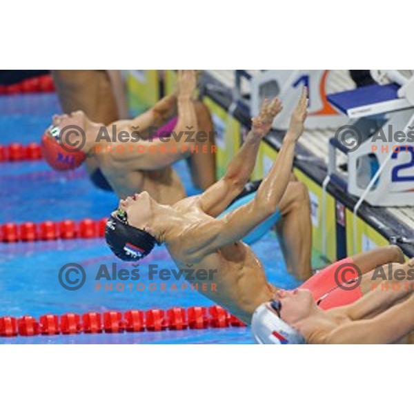 Vito Vodenik of Slovenia swims in qualification at First European Games Baku 2015 in Baku Aquatics Centre, Azerbaijan on June 23, 2015