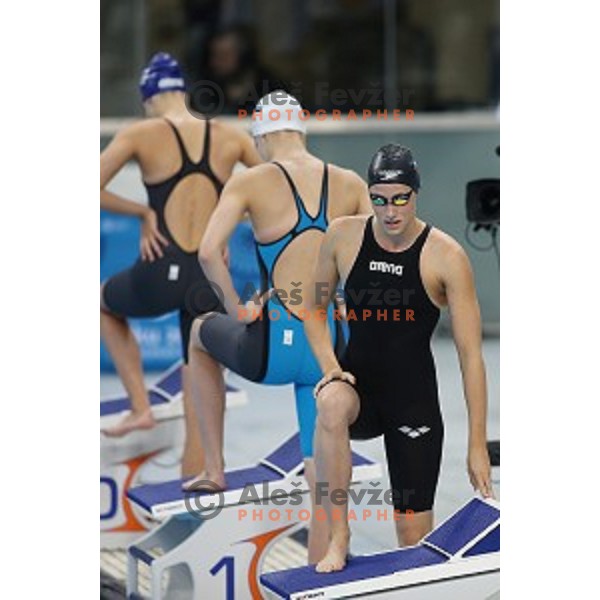 Neza Kocjan of Slovenia swims in qualification at First European Games Baku 2015 in Baku Aquatics Centre, Azerbaijan on June 23, 2015
